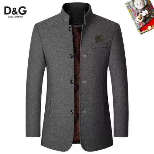 Wholesale Dolce &amp; Gabbana D&amp;G Coat Long Sleeved For Men #1385494 $80.00 USD, Wholesale Quality Replica Dolce &amp; Gabbana D&amp;G Coat