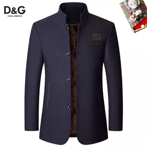 Wholesale Dolce &amp; Gabbana D&amp;G Coat Long Sleeved For Men #1385495 $80.00 USD, Wholesale Quality Replica Dolce &amp; Gabbana D&amp;G Coat
