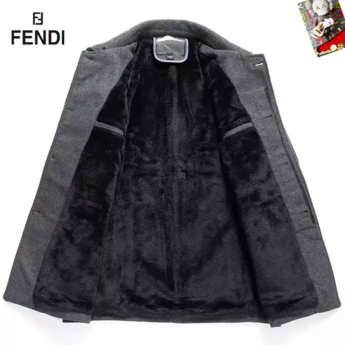 Replica Fendi Coat Long Sleeved For Men #1385513 $80.00 USD for Wholesale