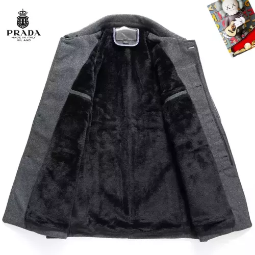 Replica Prada Coat Long Sleeved For Men #1385515 $80.00 USD for Wholesale