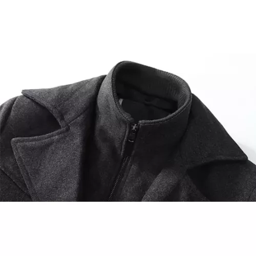 Replica Armani Coat Long Sleeved For Men #1385535 $80.00 USD for Wholesale