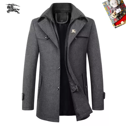 Wholesale Burberry Coats Long Sleeved For Men #1385540 $80.00 USD, Wholesale Quality Replica Burberry Coats