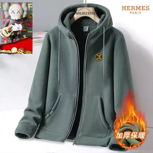 Wholesale Hermes Jackets Long Sleeved For Men #1385715 $64.00 USD, Wholesale Quality Replica Hermes Jackets