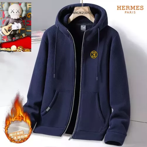 Wholesale Hermes Jackets Long Sleeved For Men #1385720 $64.00 USD, Wholesale Quality Replica Hermes Jackets