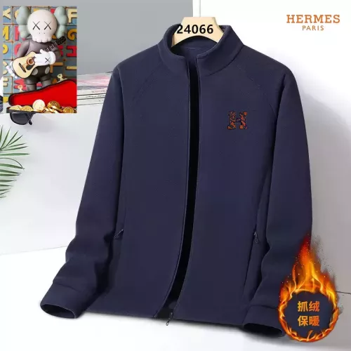 Wholesale Hermes Jackets Long Sleeved For Men #1385752 $64.00 USD, Wholesale Quality Replica Hermes Jackets