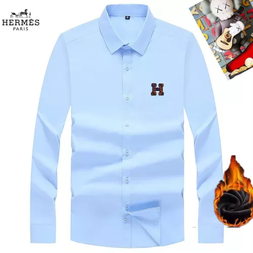 Wholesale Hermes Shirts Long Sleeved For Unisex #1385814 $42.00 USD, Wholesale Quality Replica Hermes Shirts