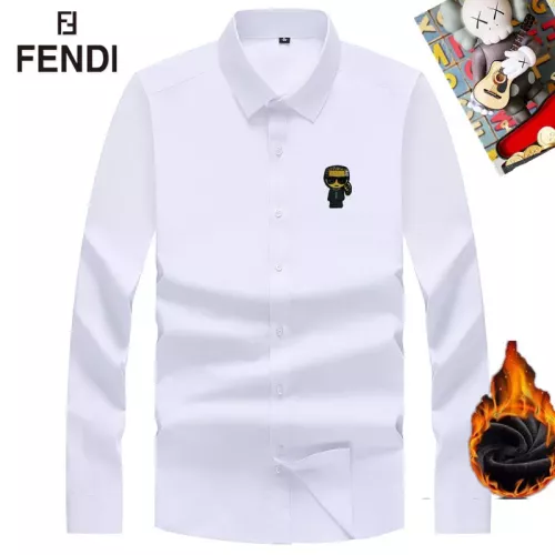 Wholesale Fendi Shirts Long Sleeved For Unisex #1385873 $42.00 USD, Wholesale Quality Replica Fendi Shirts