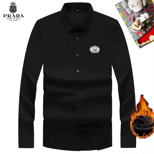 Wholesale Prada Shirts Long Sleeved For Unisex #1385884 $42.00 USD, Wholesale Quality Replica Prada Shirts
