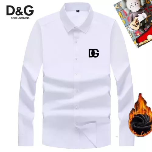 Wholesale Dolce &amp; Gabbana D&amp;G Shirts Long Sleeved For Unisex #1385889 $42.00 USD, Wholesale Quality Replica Dolce &amp; Gabbana D&amp;G Shirts