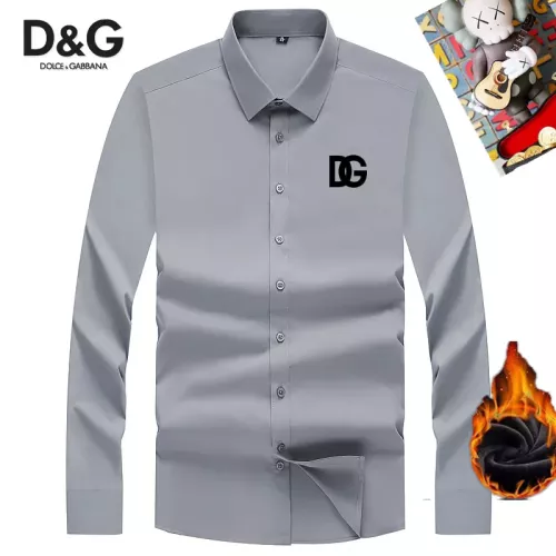 Wholesale Dolce &amp; Gabbana D&amp;G Shirts Long Sleeved For Unisex #1385891 $42.00 USD, Wholesale Quality Replica Dolce &amp; Gabbana D&amp;G Shirts