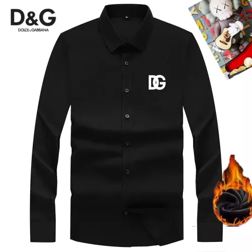 Wholesale Dolce &amp; Gabbana D&amp;G Shirts Long Sleeved For Unisex #1385892 $42.00 USD, Wholesale Quality Replica Dolce &amp; Gabbana D&amp;G Shirts