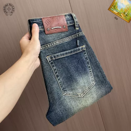 Wholesale Chrome Hearts Jeans For Men #1385911 $48.00 USD, Wholesale Quality Replica Chrome Hearts Jeans