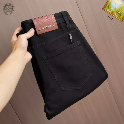 Wholesale Chrome Hearts Jeans For Men #1385915 $48.00 USD, Wholesale Quality Replica Chrome Hearts Jeans