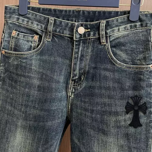 Replica Chrome Hearts Jeans For Men #1385918 $48.00 USD for Wholesale