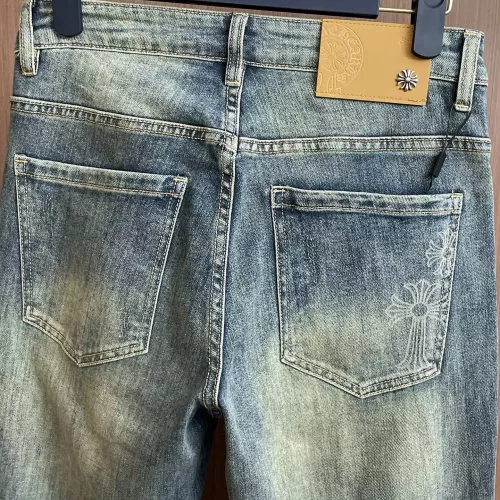 Replica Chrome Hearts Jeans For Men #1385921 $48.00 USD for Wholesale