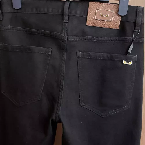Replica Fendi Jeans For Men #1385923 $48.00 USD for Wholesale