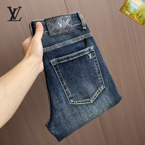 Wholesale Louis Vuitton LV Jeans For Men #1385931 $48.00 USD, Wholesale Quality Replica Louis Vuitton LV Jeans