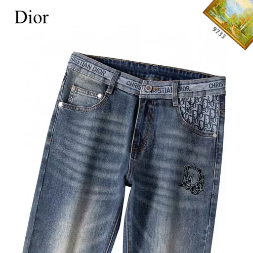 Replica Christian Dior Jeans For Men #1385935 $48.00 USD for Wholesale