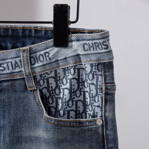 Replica Christian Dior Jeans For Men #1385935 $48.00 USD for Wholesale