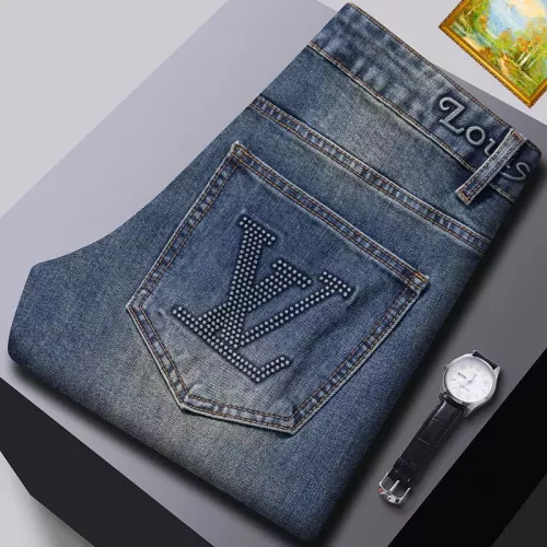 Wholesale Louis Vuitton LV Jeans For Men #1385936 $48.00 USD, Wholesale Quality Replica Louis Vuitton LV Jeans
