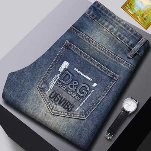 Wholesale Dolce &amp; Gabbana D&amp;G Jeans For Men #1385938 $48.00 USD, Wholesale Quality Replica Dolce &amp; Gabbana D&amp;G Jeans