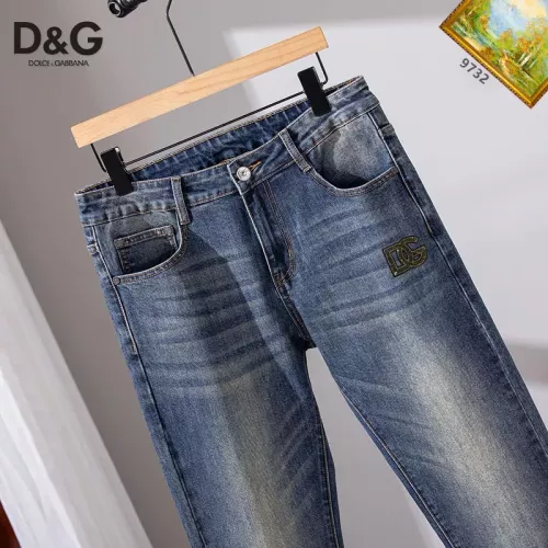 Replica Dolce & Gabbana D&G Jeans For Men #1385938 $48.00 USD for Wholesale