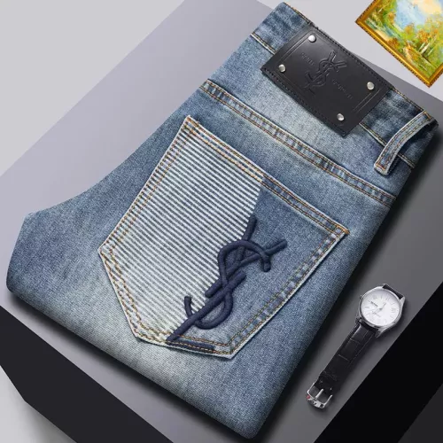 Wholesale Yves Saint Laurent YSL Jeans For Men #1385940 $48.00 USD, Wholesale Quality Replica Yves Saint Laurent YSL Jeans
