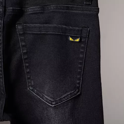 Replica Fendi Jeans For Men #1385965 $48.00 USD for Wholesale