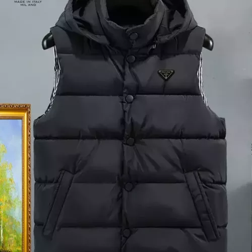 Wholesale Prada Jackets Sleeveless For Men #1386021 $56.00 USD, Wholesale Quality Replica Prada Jackets