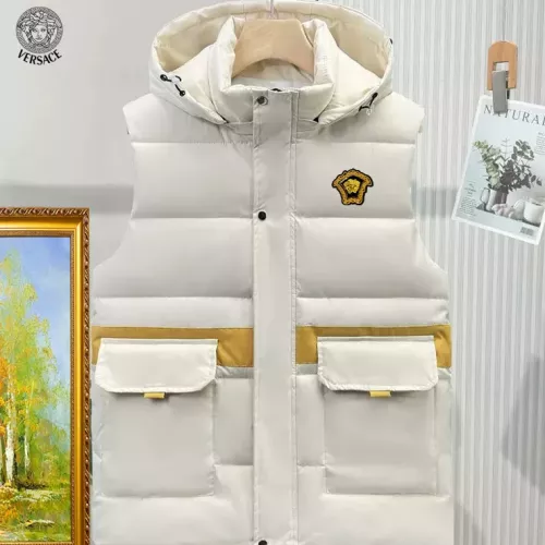 Wholesale Versace Jackets Sleeveless For Men #1386058 $56.00 USD, Wholesale Quality Replica Versace Jackets