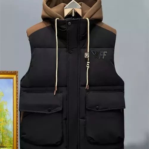 Wholesale Off-White Jackets Sleeveless For Men #1386071 $56.00 USD, Wholesale Quality Replica Off-White Jackets