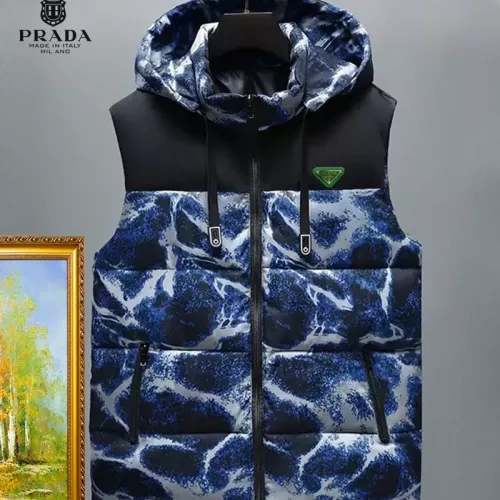 Wholesale Prada Jackets Sleeveless For Men #1386081 $56.00 USD, Wholesale Quality Replica Prada Jackets