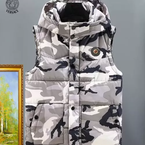 Wholesale Versace Jackets Sleeveless For Men #1386082 $56.00 USD, Wholesale Quality Replica Versace Jackets