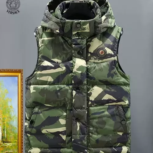 Wholesale Versace Jackets Sleeveless For Men #1386083 $56.00 USD, Wholesale Quality Replica Versace Jackets