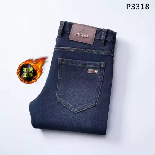 Wholesale Prada Jeans For Men #1386110 $45.00 USD, Wholesale Quality Replica Prada Jeans