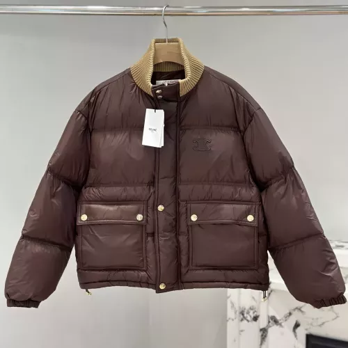 Wholesale Celine Down Feather Coat Long Sleeved For Women #1386140 $240.00 USD, Wholesale Quality Replica Celine Down Feather Coat