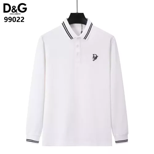 Wholesale Dolce &amp; Gabbana D&amp;G T-Shirts Long Sleeved For Men #1386255 $40.00 USD, Wholesale Quality Replica Dolce &amp; Gabbana D&amp;G T-Shirts