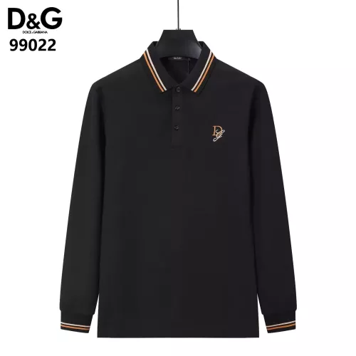 Wholesale Dolce &amp; Gabbana D&amp;G T-Shirts Long Sleeved For Men #1386256 $40.00 USD, Wholesale Quality Replica Dolce &amp; Gabbana D&amp;G T-Shirts