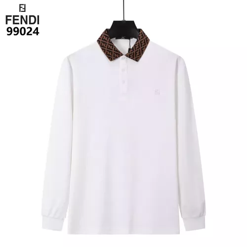 Wholesale Fendi T-Shirts Long Sleeved For Men #1386261 $40.00 USD, Wholesale Quality Replica Fendi T-Shirts