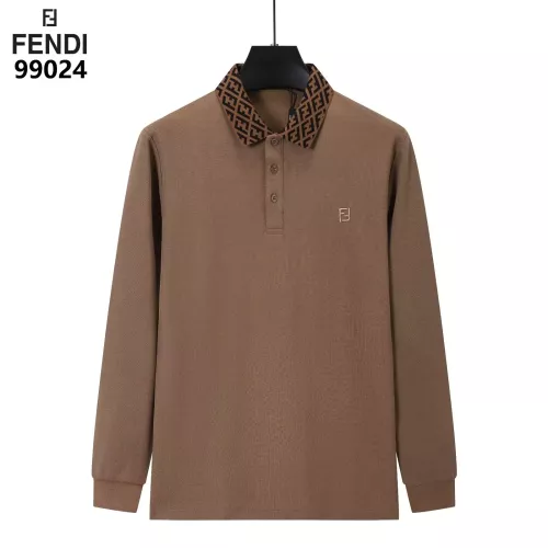 Wholesale Fendi T-Shirts Long Sleeved For Men #1386262 $40.00 USD, Wholesale Quality Replica Fendi T-Shirts