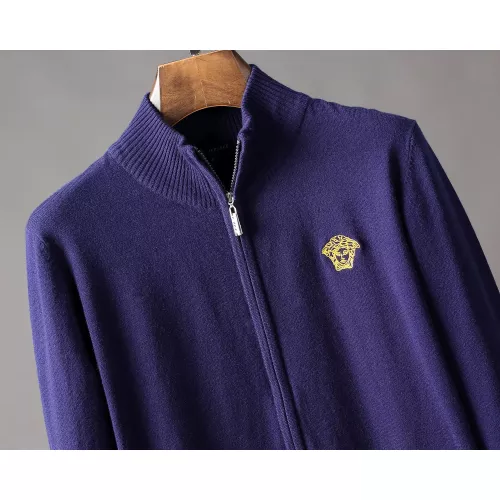 Replica Versace Sweaters Long Sleeved For Men #1386302 $45.00 USD for Wholesale