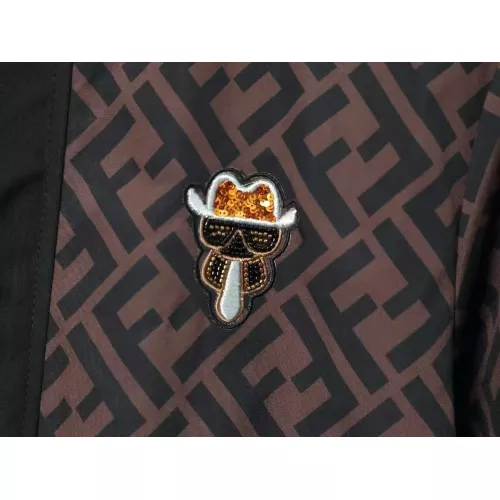 Replica Fendi Jackets Long Sleeved For Men #1386332 $56.00 USD for Wholesale