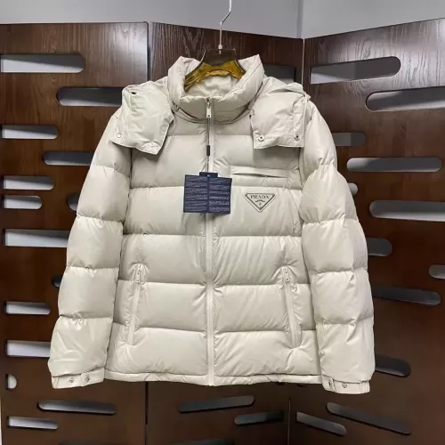 Wholesale Prada Down Feather Coat Long Sleeved For Men #1386358 $145.00 USD, Wholesale Quality Replica Prada Down Feather Coat