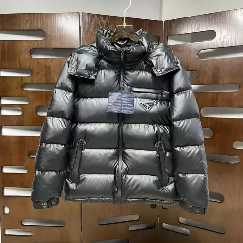 Wholesale Prada Down Feather Coat Long Sleeved For Men #1386359 $145.00 USD, Wholesale Quality Replica Prada Down Feather Coat