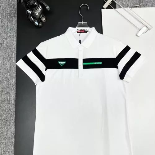 Wholesale Prada T-Shirts Short Sleeved For Men #1386640 $38.00 USD, Wholesale Quality Replica Prada T-Shirts