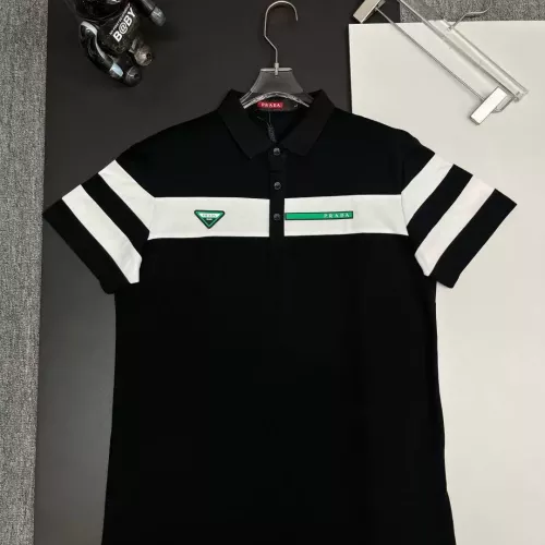 Wholesale Prada T-Shirts Short Sleeved For Men #1386641 $38.00 USD, Wholesale Quality Replica Prada T-Shirts