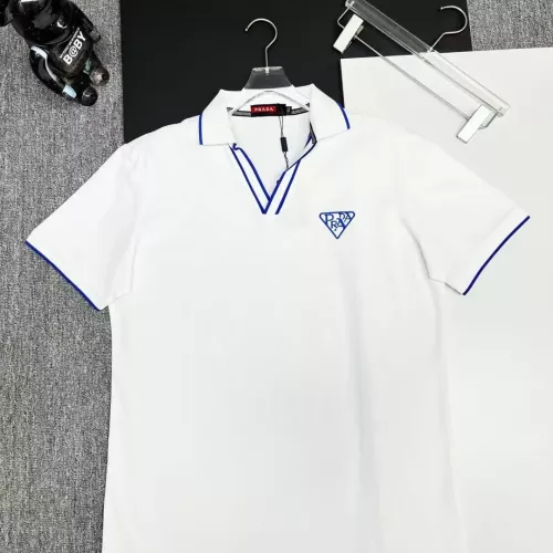 Wholesale Prada T-Shirts Short Sleeved For Men #1386642 $38.00 USD, Wholesale Quality Replica Prada T-Shirts