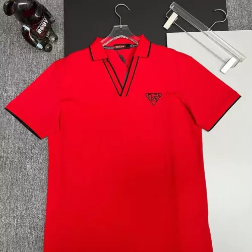 Wholesale Prada T-Shirts Short Sleeved For Men #1386643 $38.00 USD, Wholesale Quality Replica Prada T-Shirts