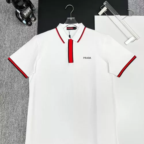 Wholesale Prada T-Shirts Short Sleeved For Men #1386645 $38.00 USD, Wholesale Quality Replica Prada T-Shirts