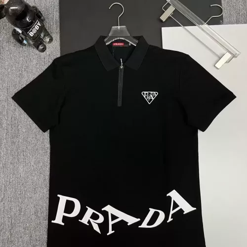 Wholesale Prada T-Shirts Short Sleeved For Men #1386649 $38.00 USD, Wholesale Quality Replica Prada T-Shirts
